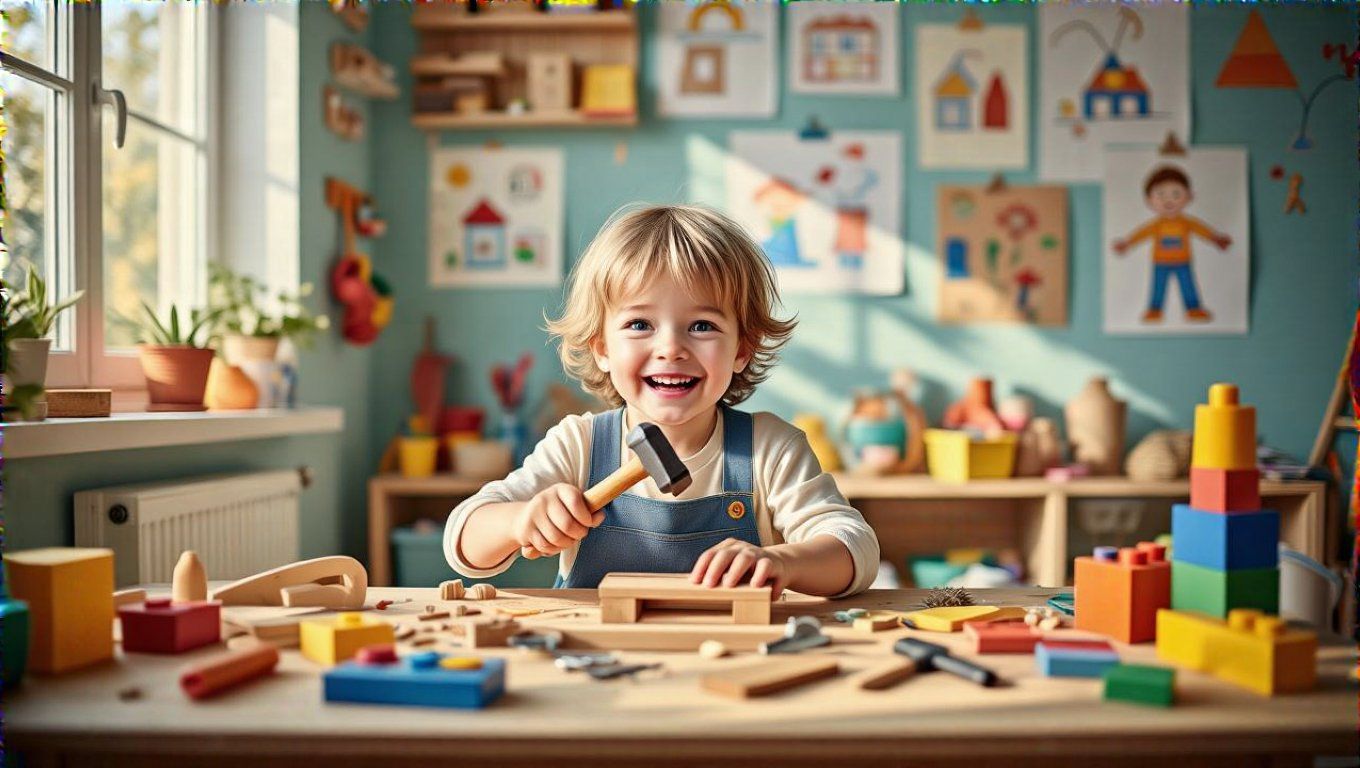 A barkácsolás fejleszti a gyerekek problémamegoldó képességét.