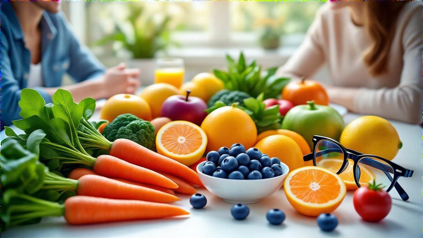 A megfelelő táplálkozás javíthatja a látás egészségét.