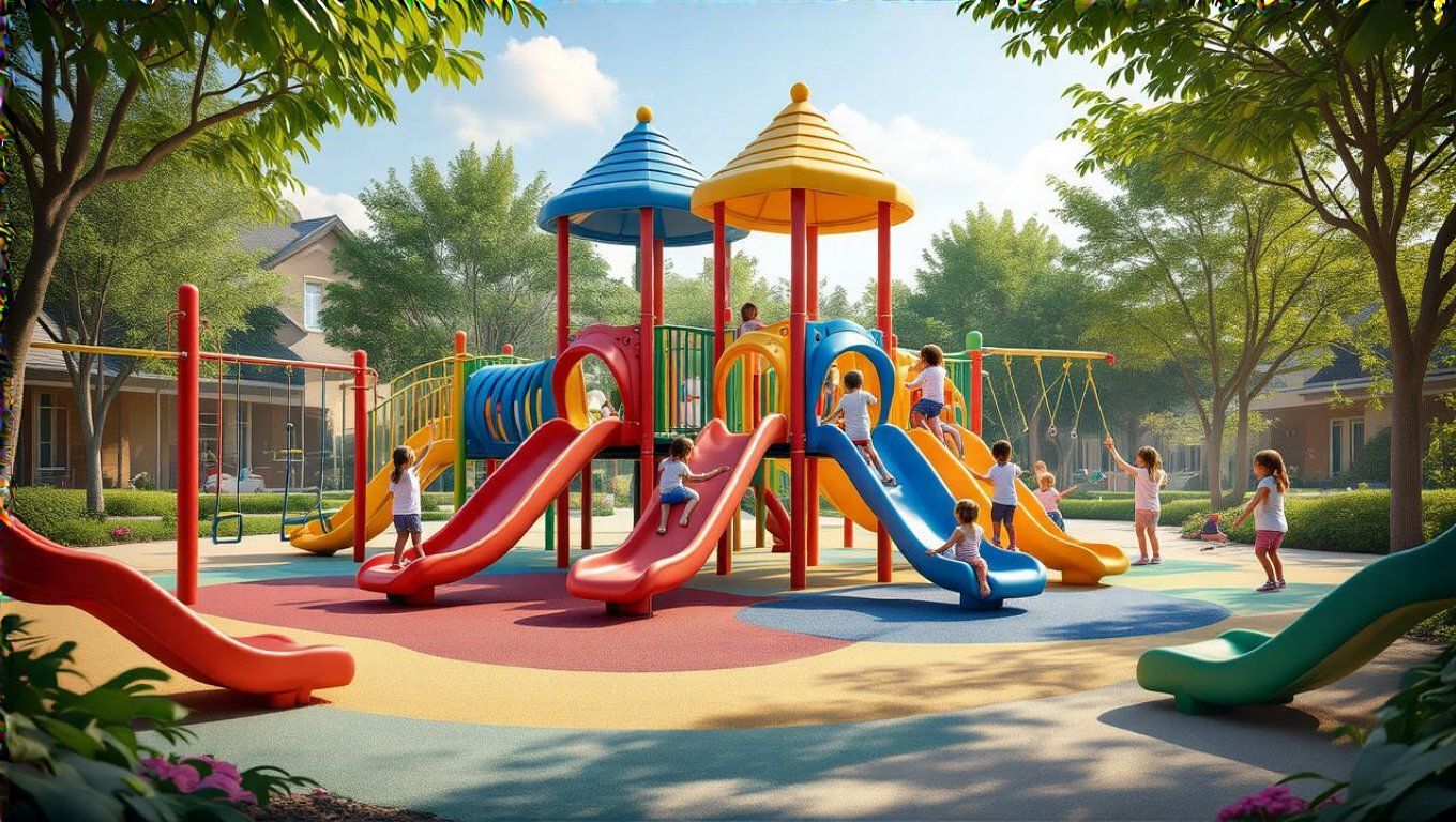 Válasszunk puha burkolatú játszóteret a biztonságért!