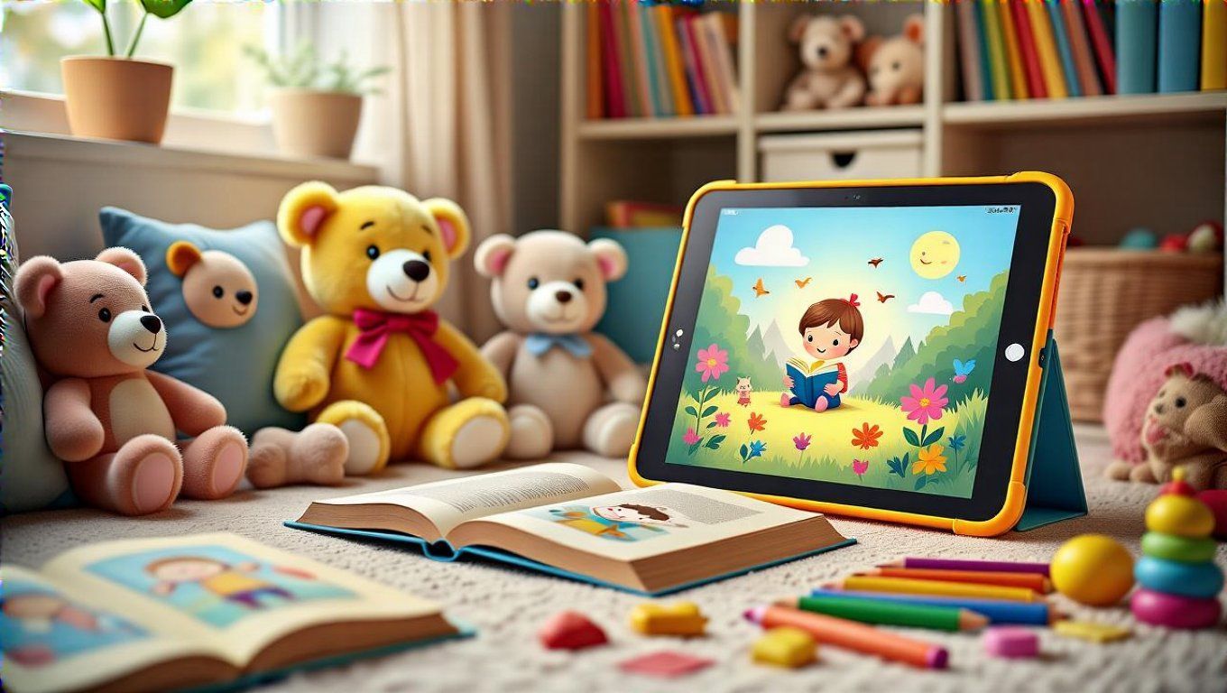 A digitális mesék interaktív élményt nyújtanak a gyerekeknek.