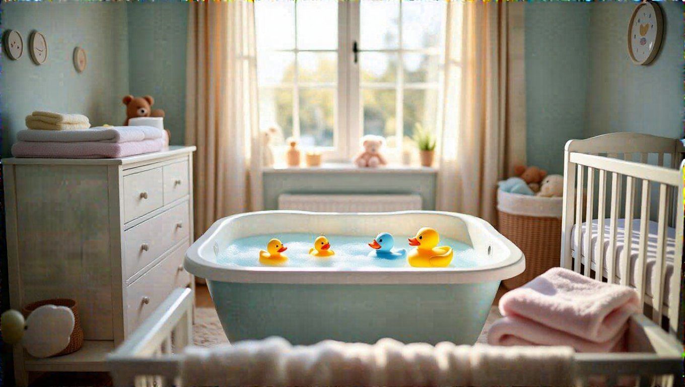 A fürdetés előtt mindig ellenőrizzük a víz hőmérsékletét.