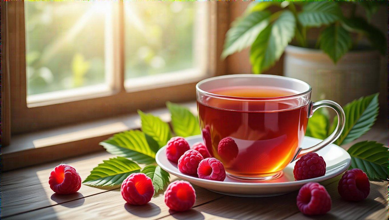 A málna levél tea támogathatja a szülést.
