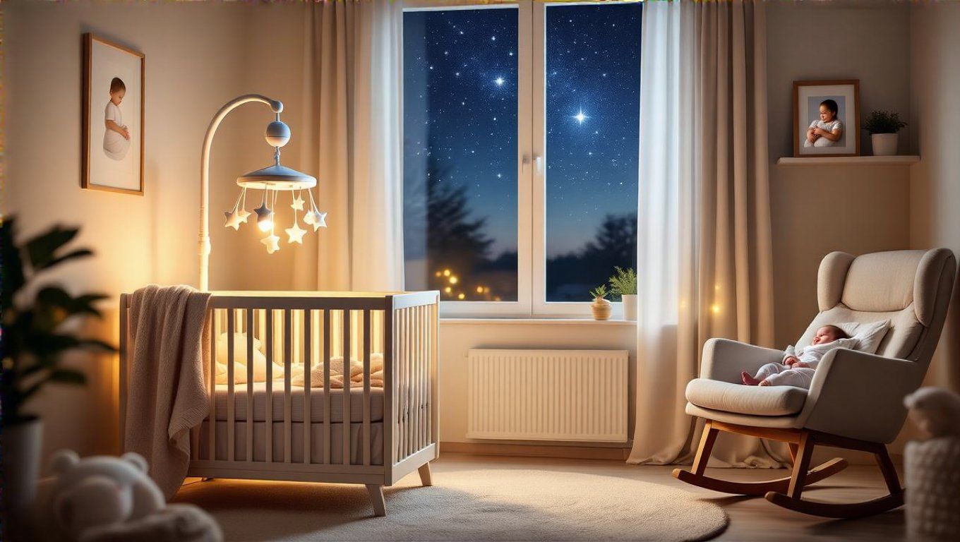 A szoros kötődés segíti a baba nyugodt alvását.