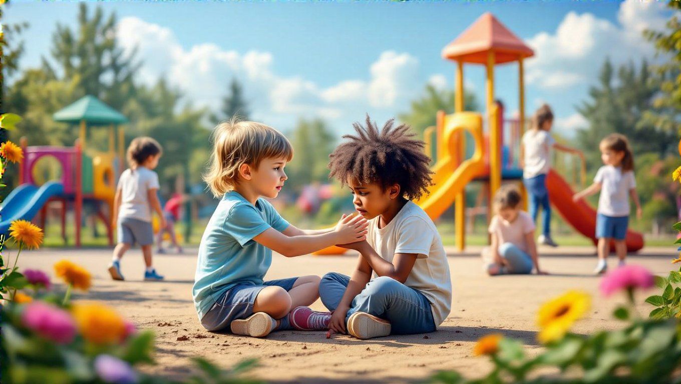 Az EQ fejlődése javítja a gyermek társas kapcsolatait.