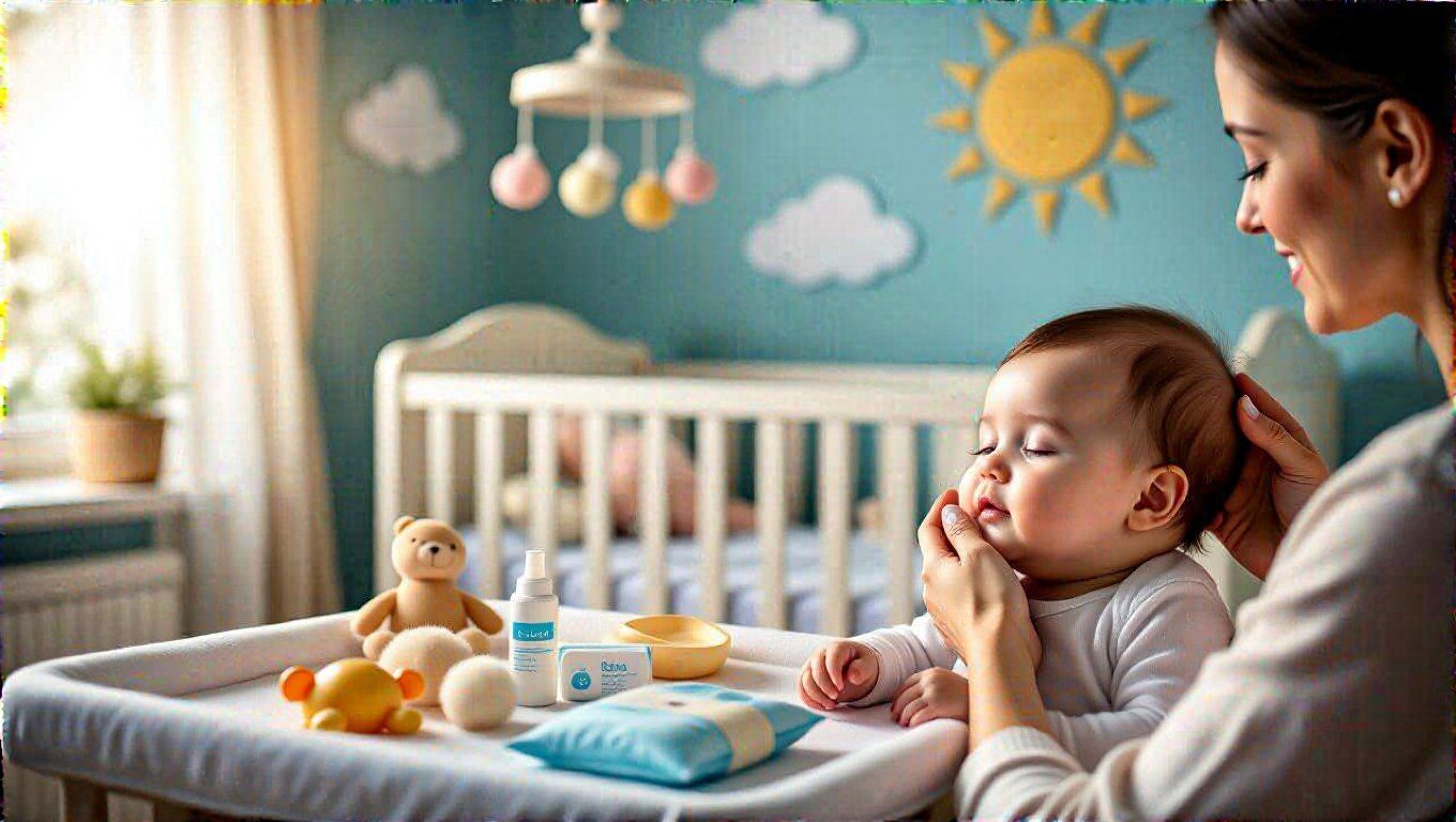 A szülők nyugalma kulcsfontosságú a baba kezelésekor.