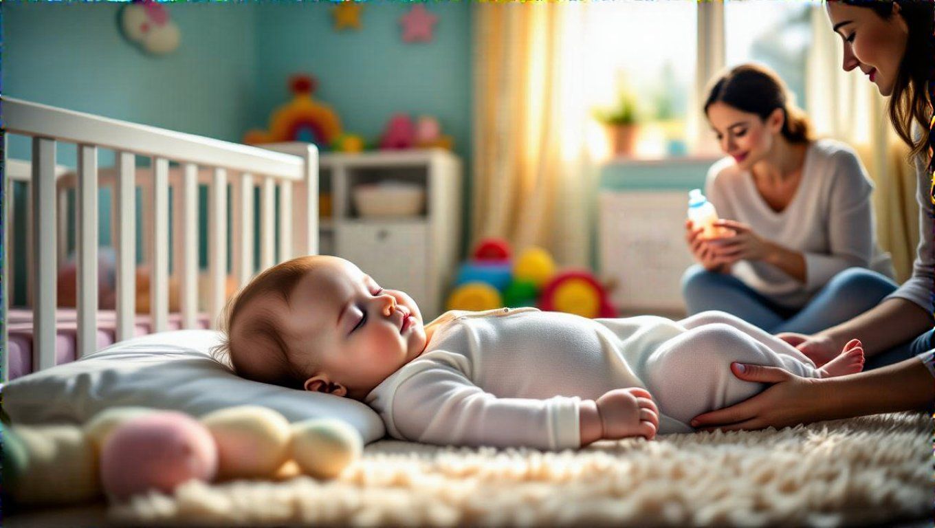 A békés alvás idején könnyebb a szemcsepp beadása.