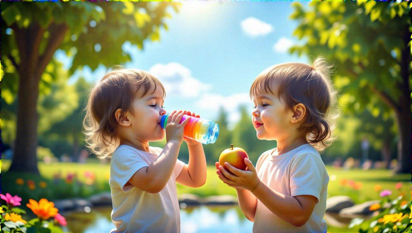 A gyümölcslevek és üdítők nem helyettesítik a vizet.