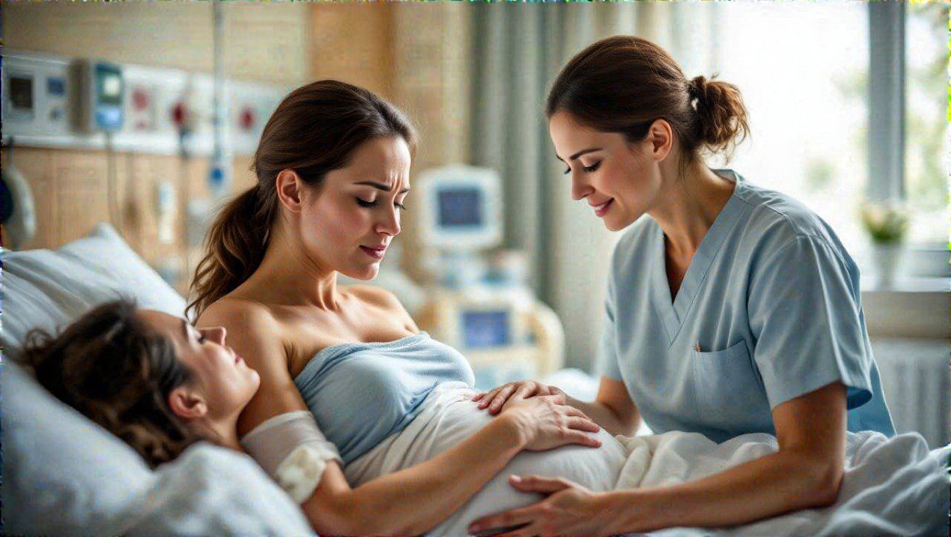 A vajúdás során az anya hormonális és érzelmi változásokon megy át.