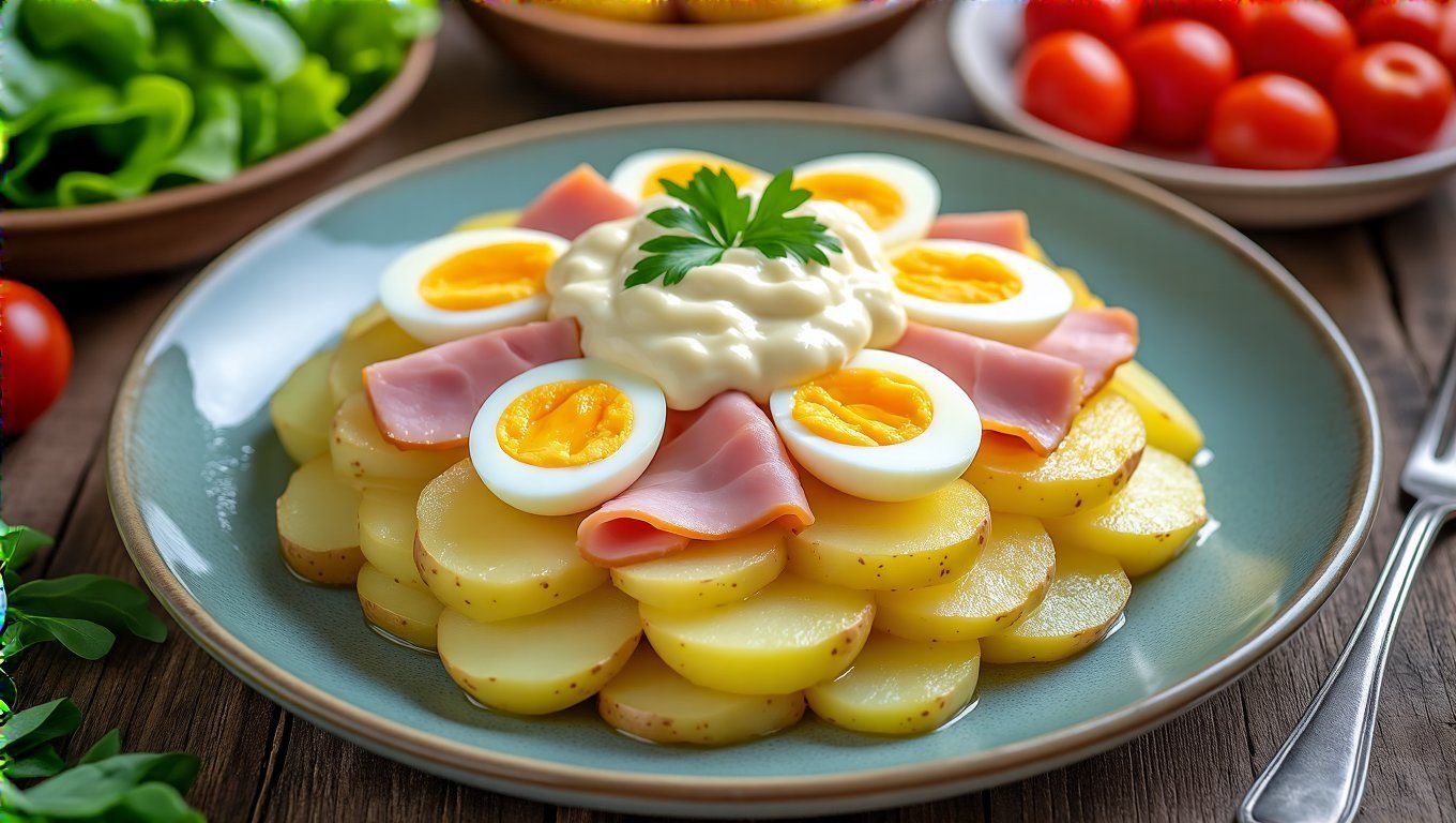 A rakott krumpli ízvilágát a sonka és tojás gazdagítja.