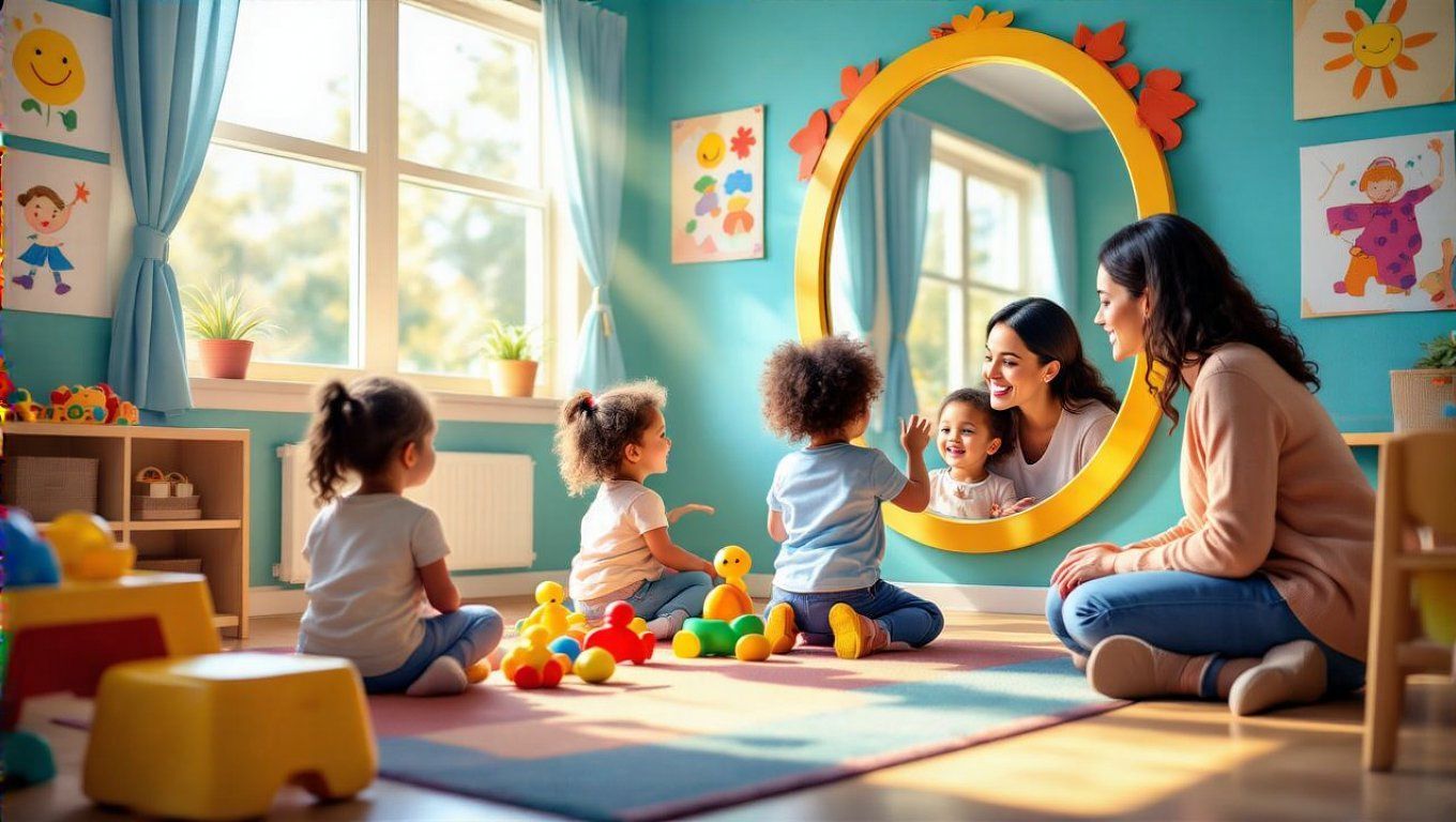 A tükör segít a szülők szorongásának csökkentésében.