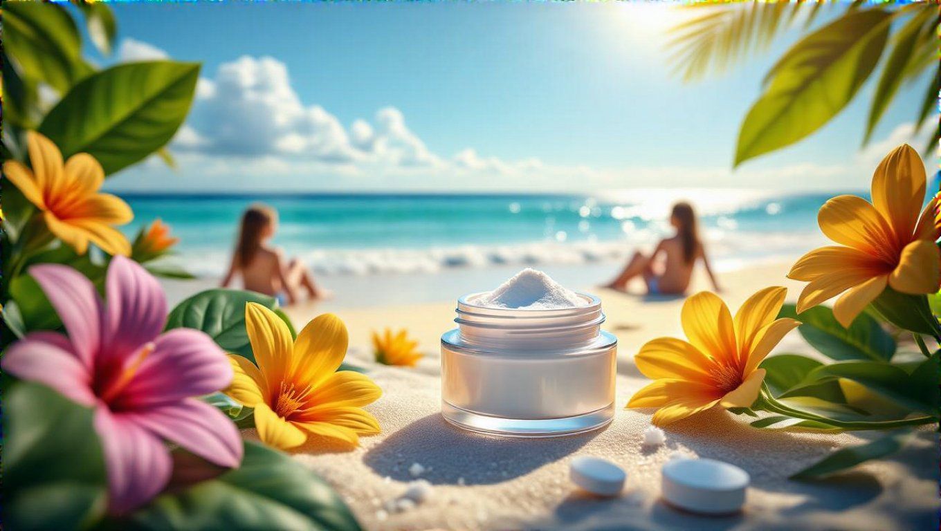 A cink-oxid és titán-dioxid természetes fényvédő összetevők.