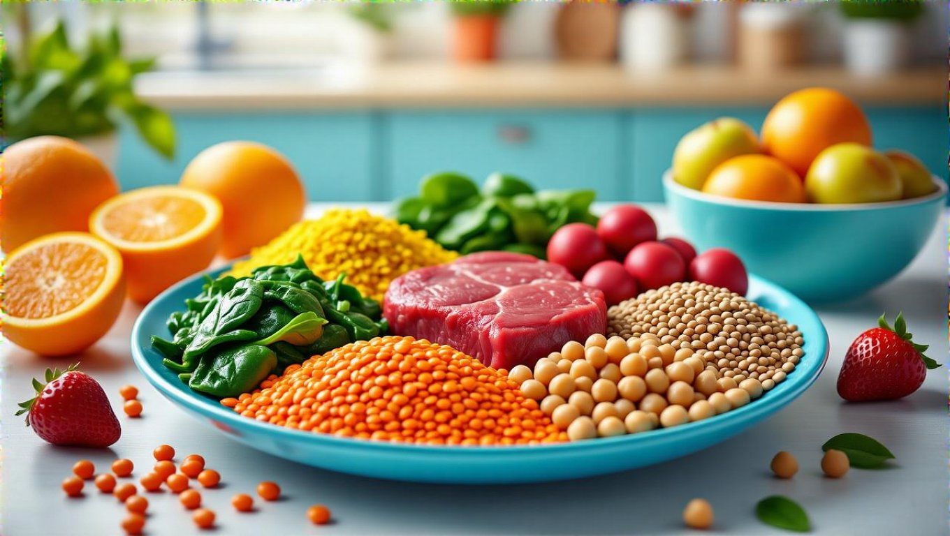 A hús kiemelkedő hem vasforrás gyermekek számára.