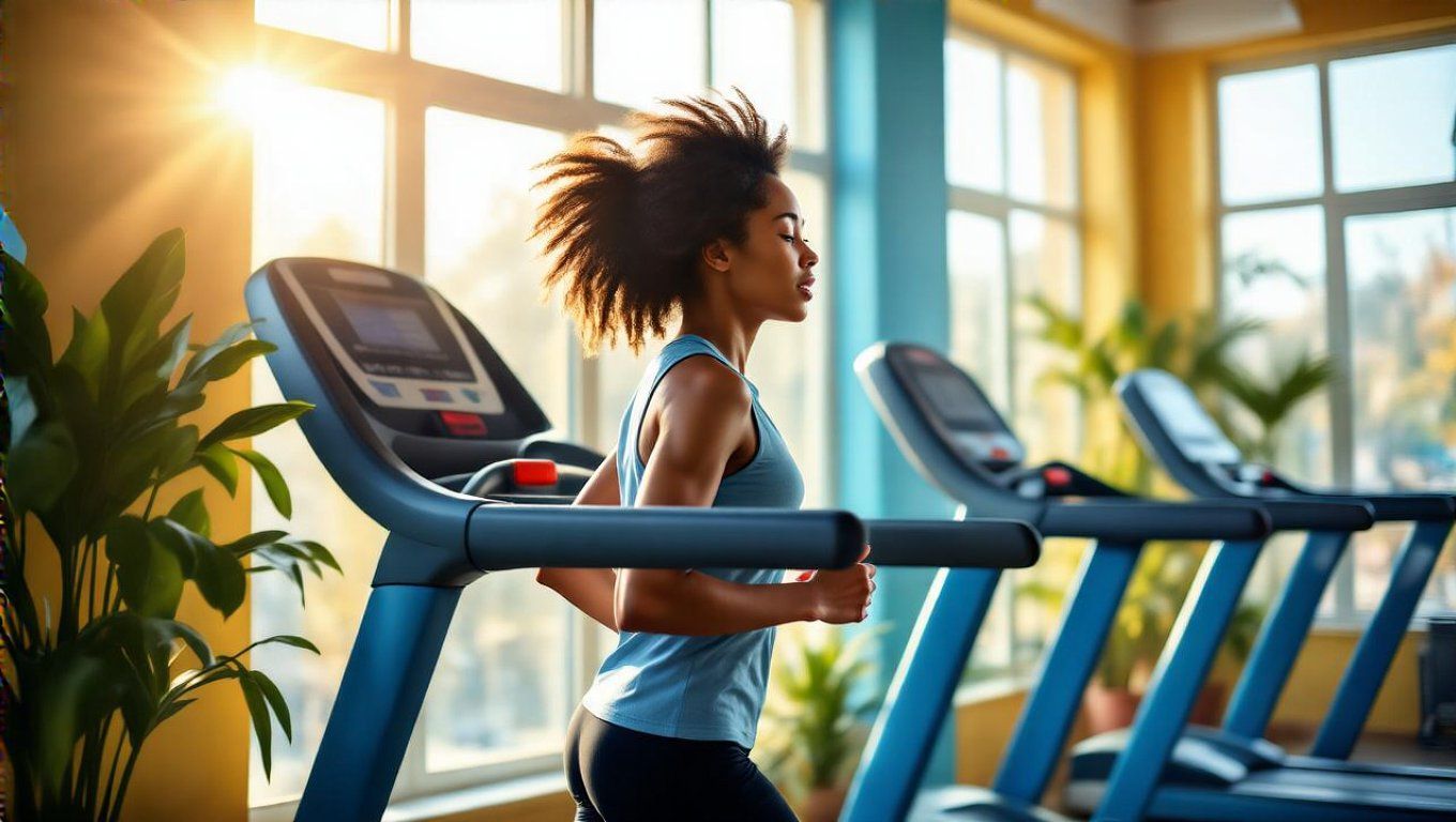 A futópad elhagyása segíthet a stressz csökkentésében.