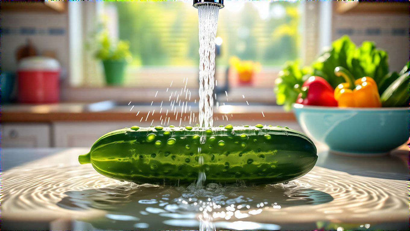 A héj alatt sok tápanyag rejtőzik az uborkában.