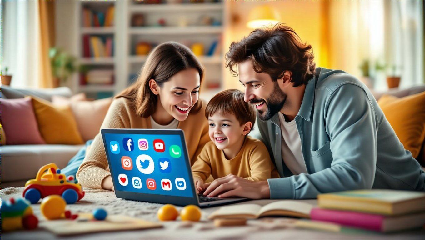 A szülők online aktivitása befolyásolja gyermekeik önértékelését.