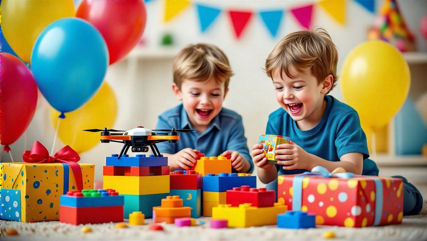 A 4-6 éves kisfiúk imádják az építőkockákat és játékokat.