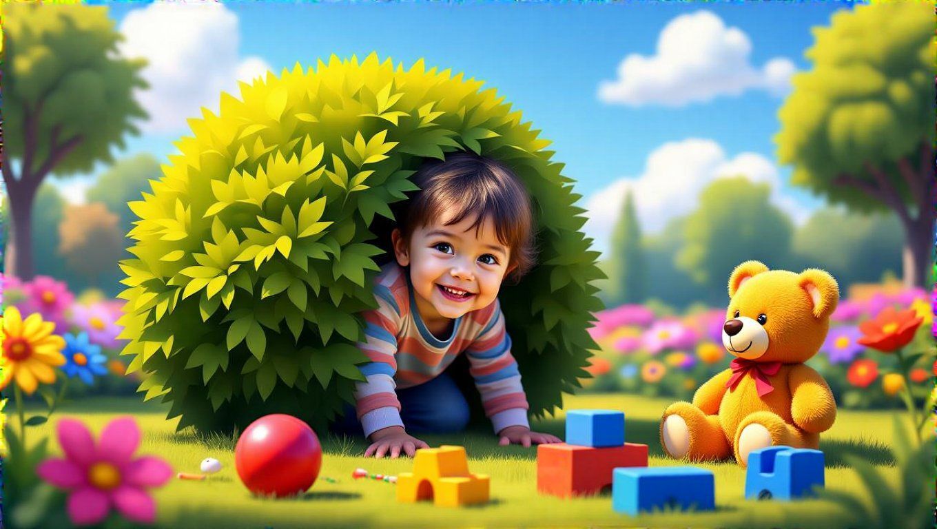 A bújócska fejleszti a gyermekek finommotorikáját és érzékelését.