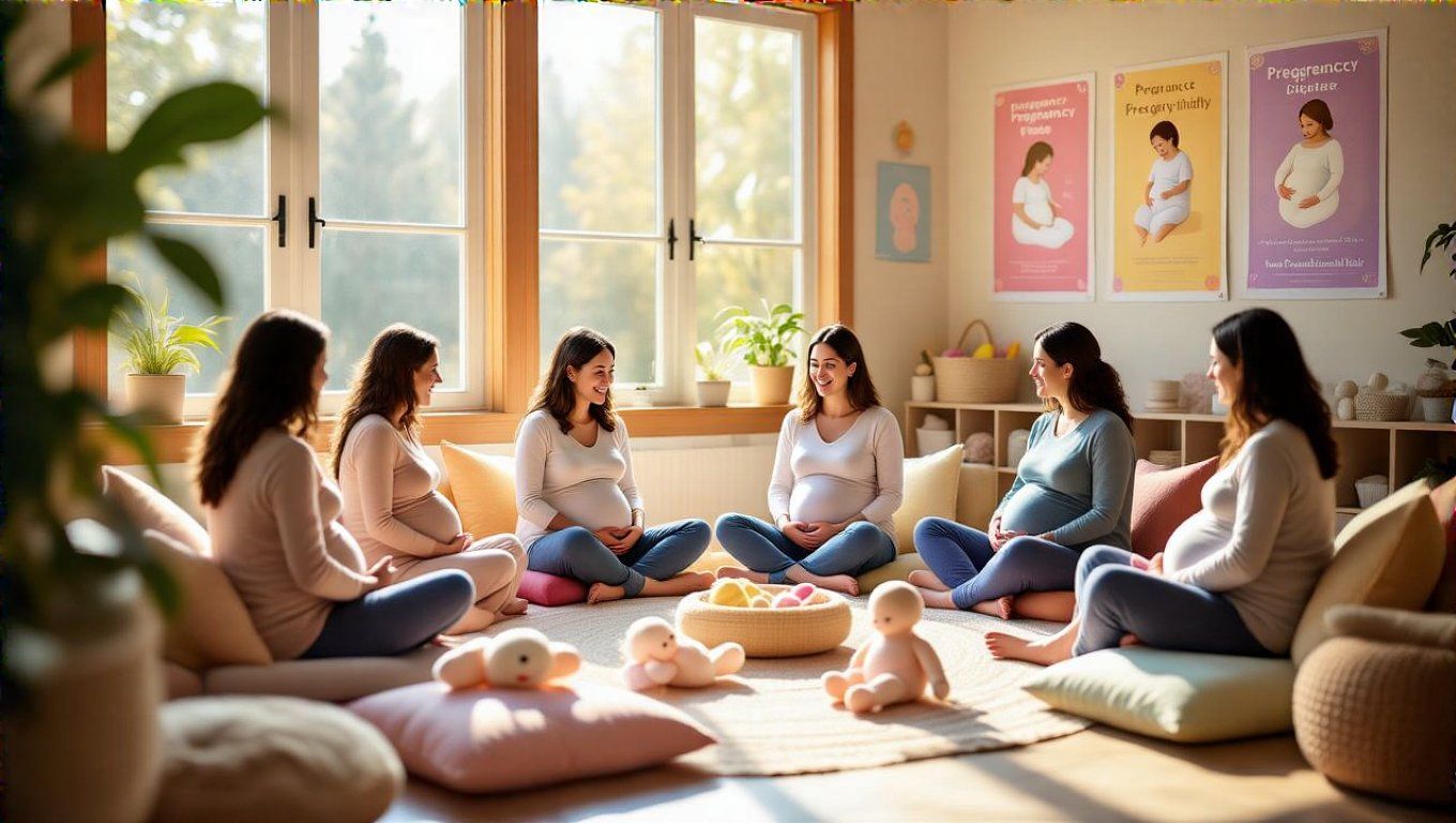 A szülésfelkészítést a terhesség második trimeszterében érdemes elkezdeni.