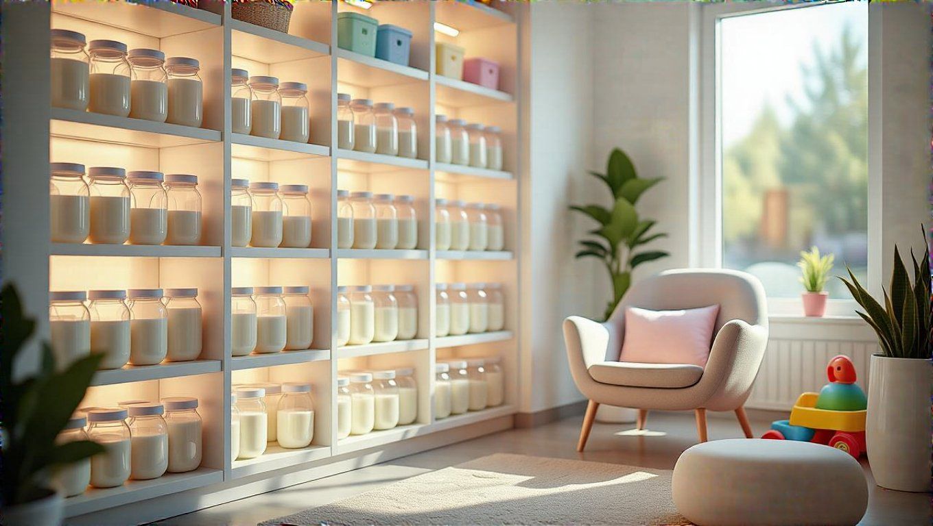 Az anyatej bankok életmentő sejtek forrását kínálják.