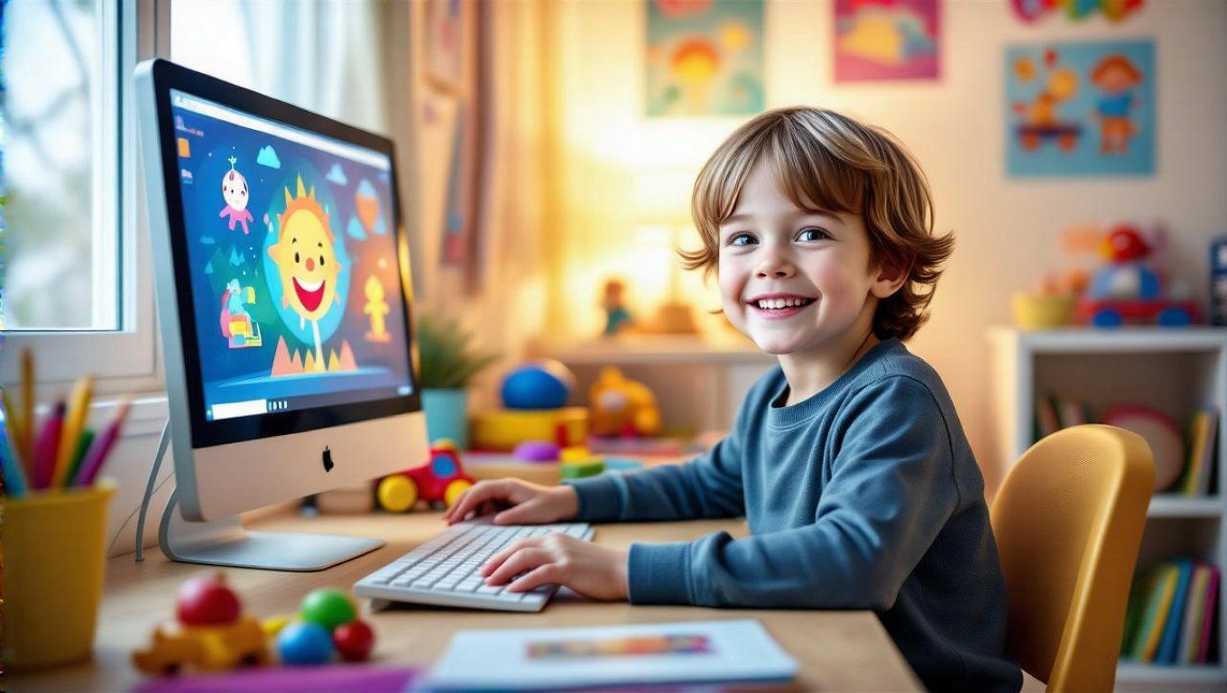 A számítógép egyensúlyt biztosíthat a szórakozás és tanulás között.