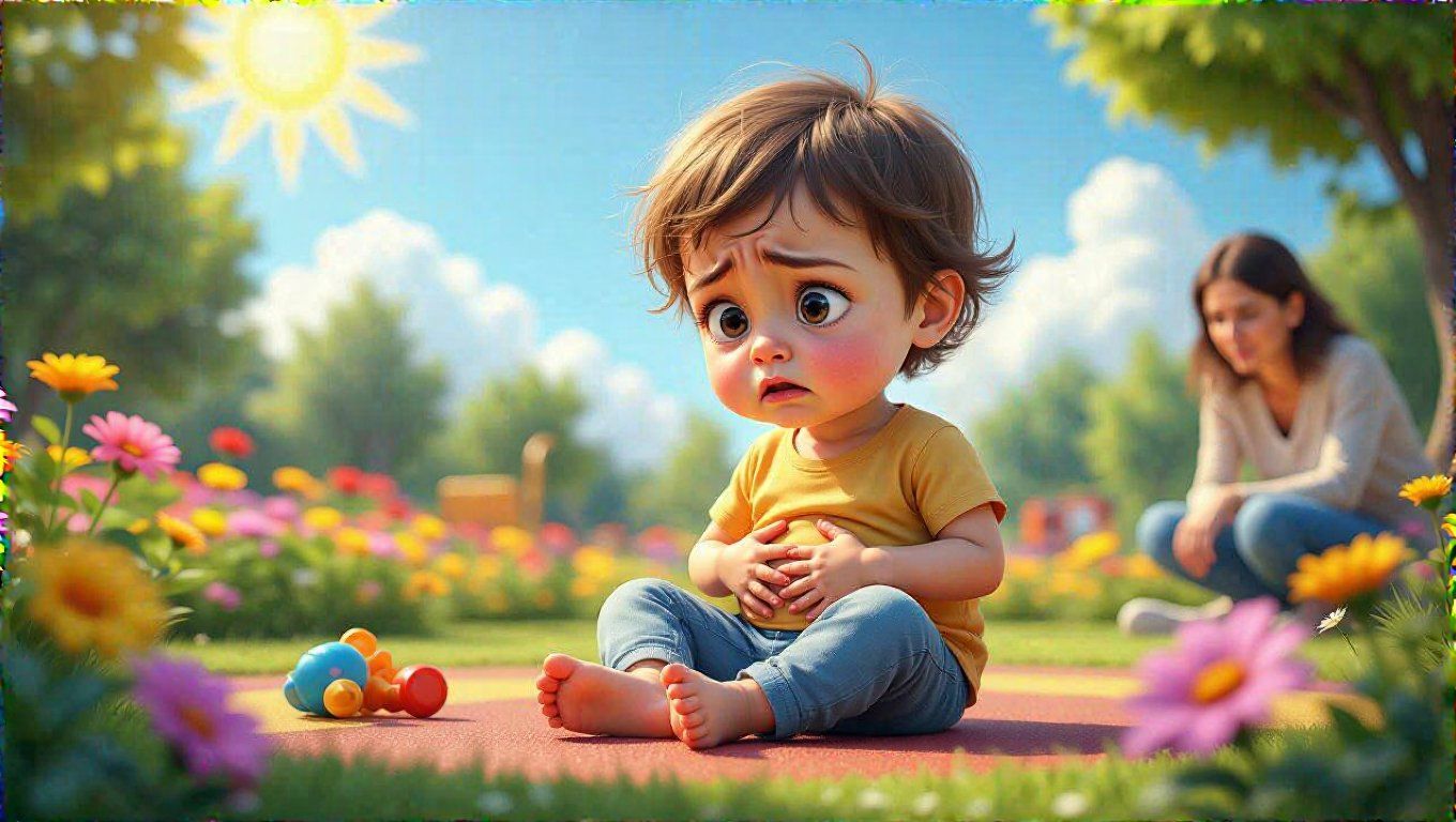 A hasi fájdalom gyakran stressz jele gyermekeknél.