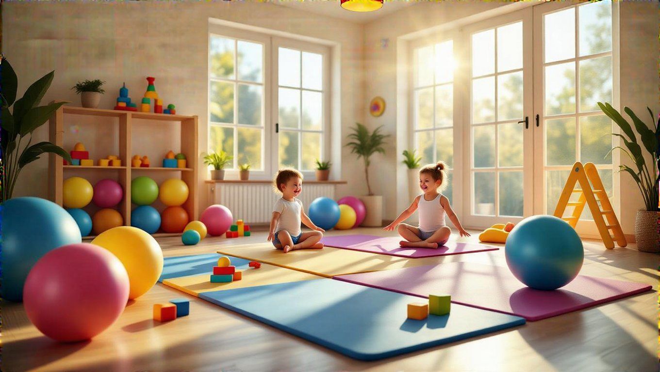 A nappali kreatív tér, ahol játék közben fejlődhetnek.