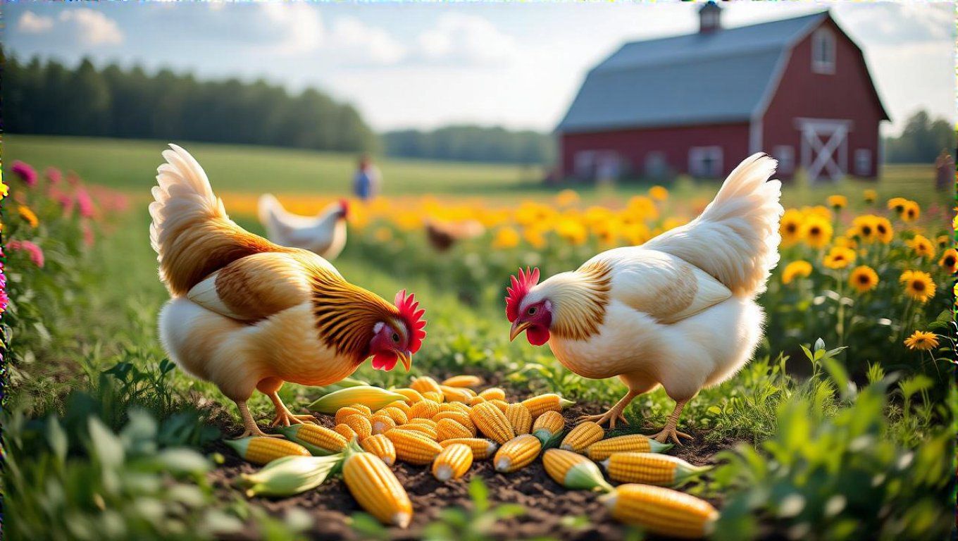 A kukorica tápláló hatása befolyásolja a csirke ízét.