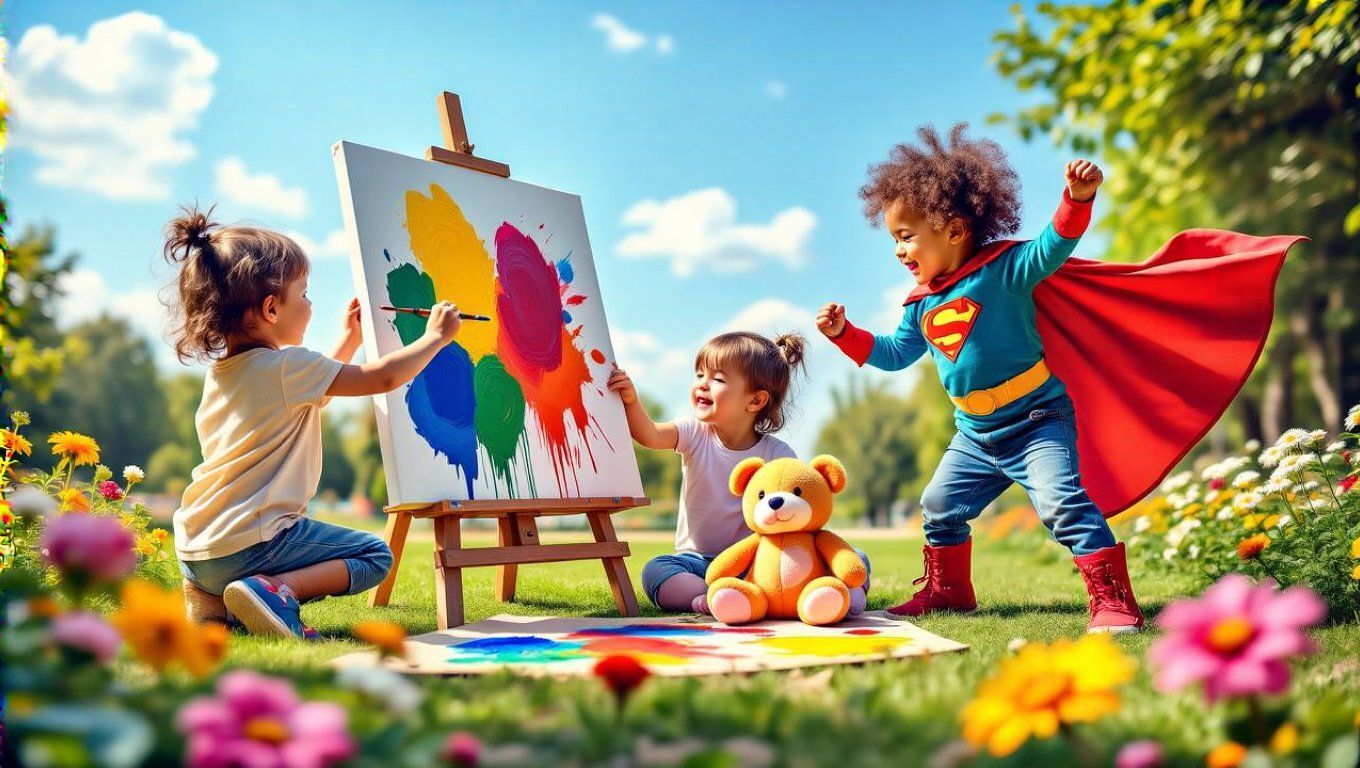 A gyerekek fejlődnek, empátiájuk és fantáziájuk erősödik.