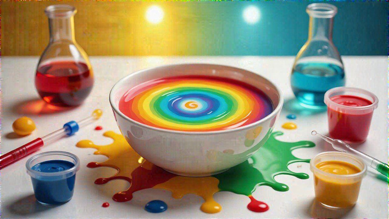 A tej szivárványa a felületi feszültség varázslata!