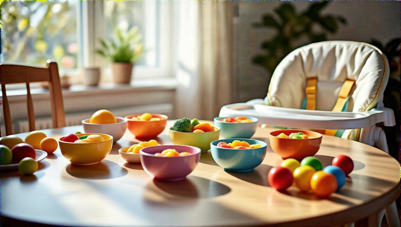 A 11 hónapos csecsemők számára ideális a családi étkezés.