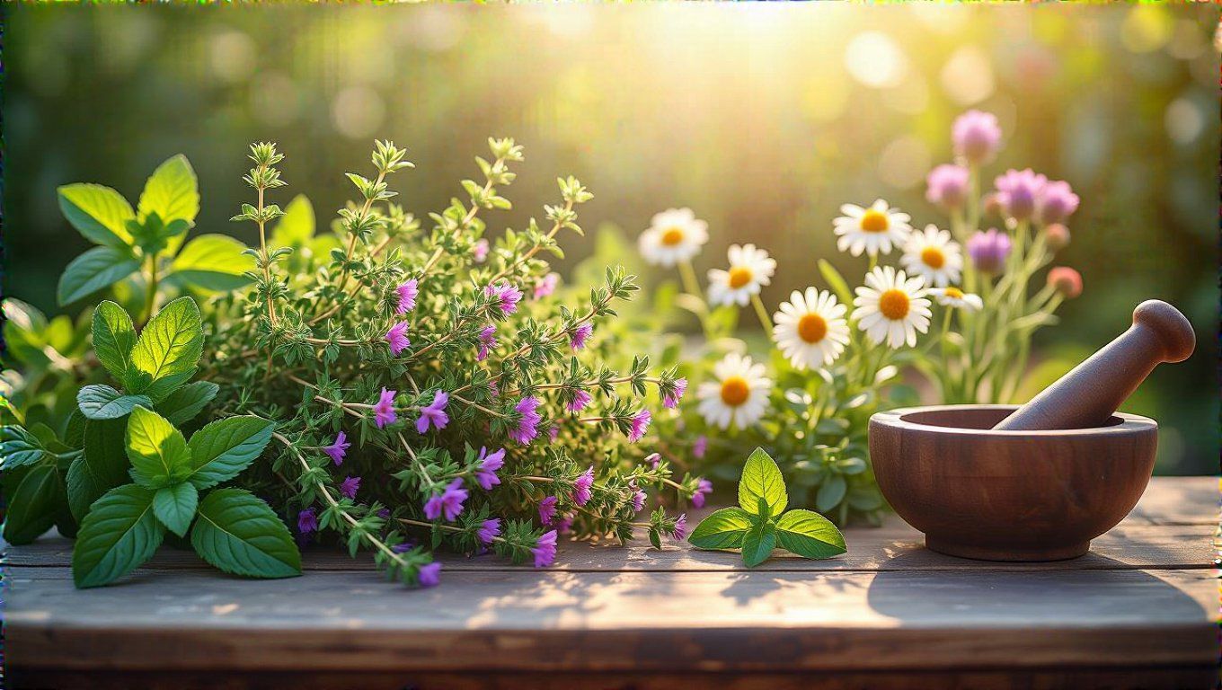 A kakukkfű jól működik a csalán és rozmaring társaságában.