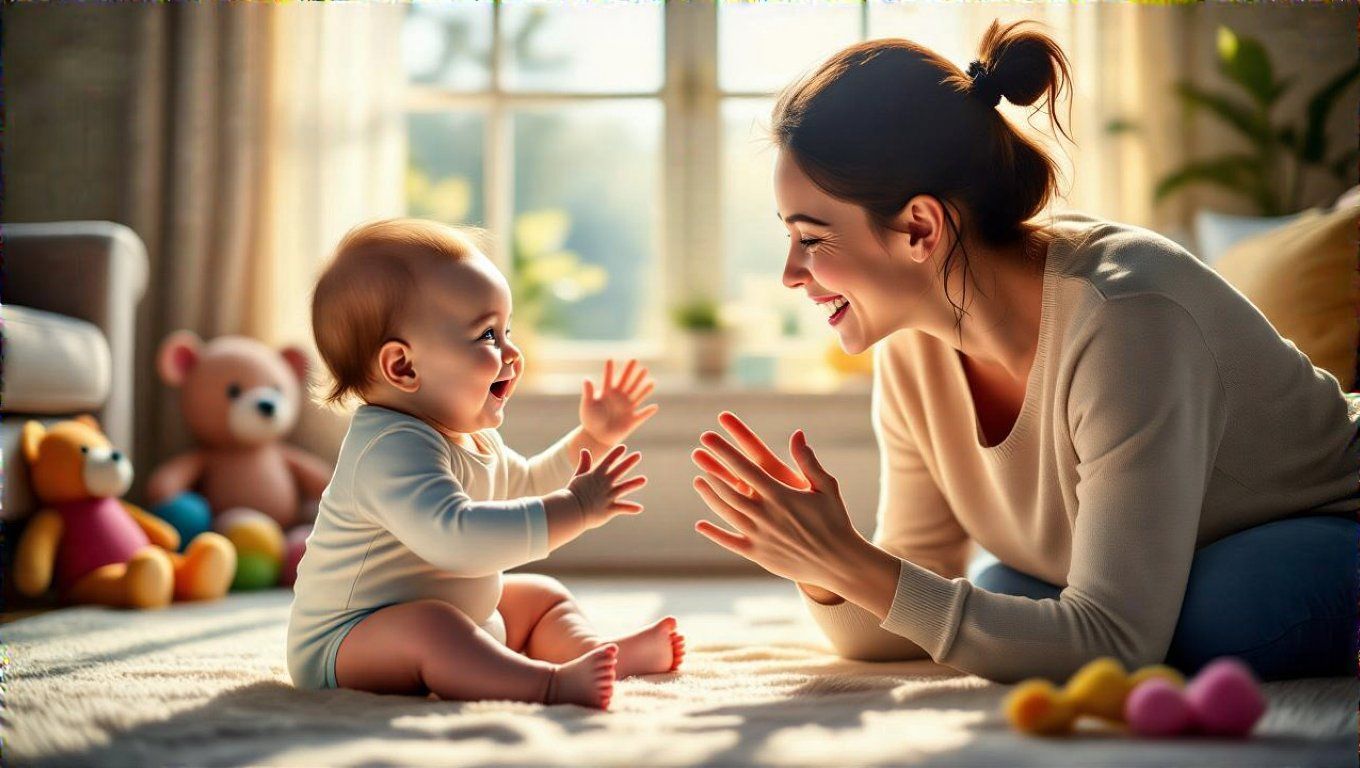 Csecsemők már 6 hónaposan reagálnak a mozdulatmásolásra.