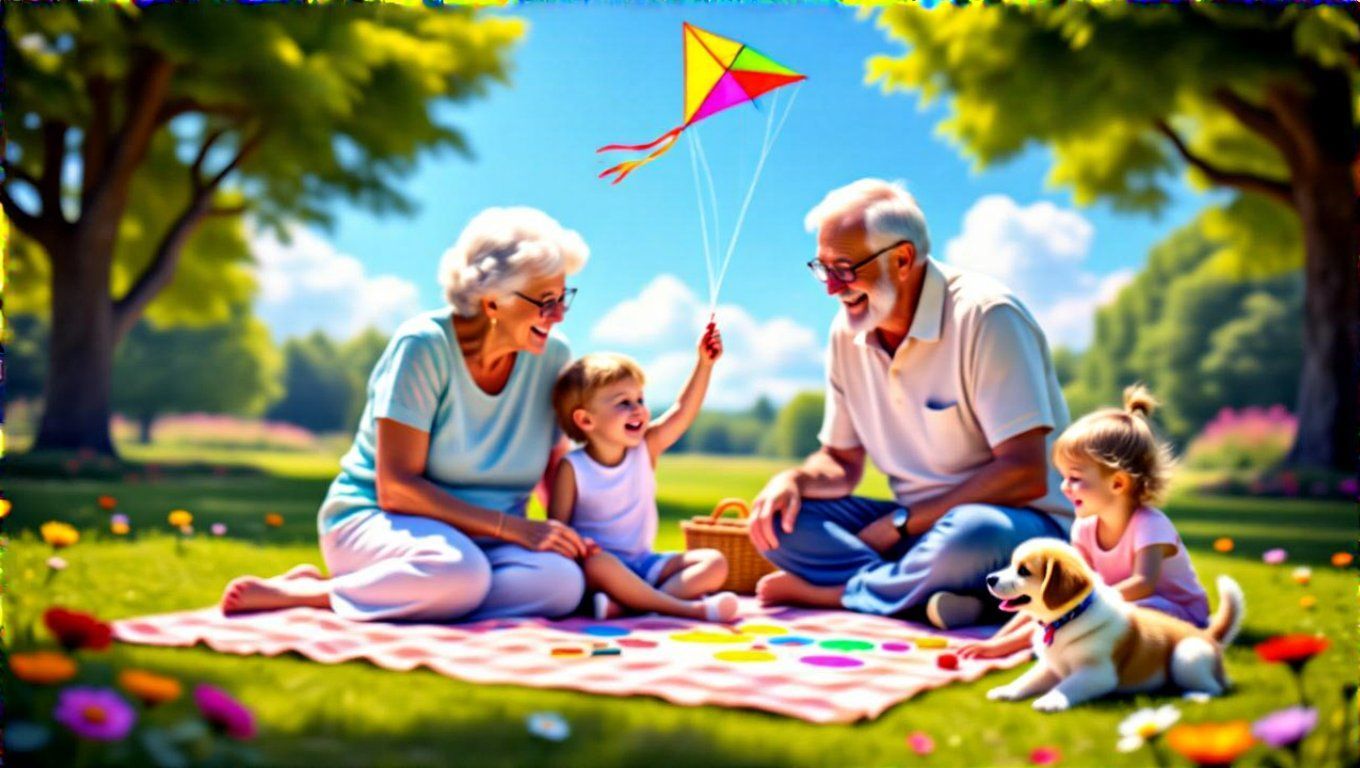 A nagyszülők türelemmel és tapasztalattal segítik a nyári szünetet.