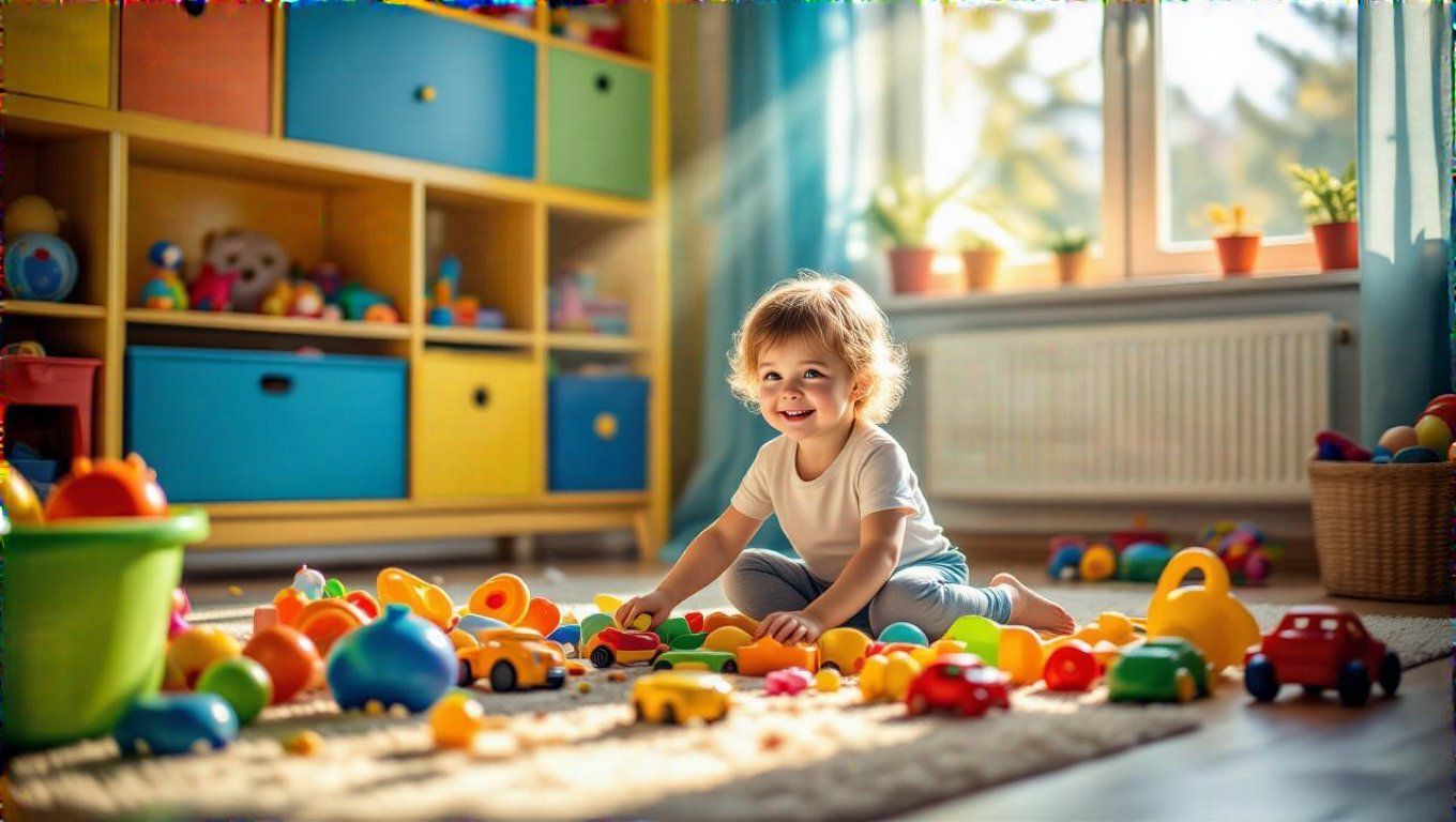 A túl sok játék rendetlenséget és stresszt okozhat.