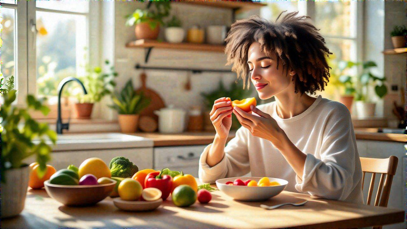 A tudatos evés segít az érzelmi evés leküzdésében.