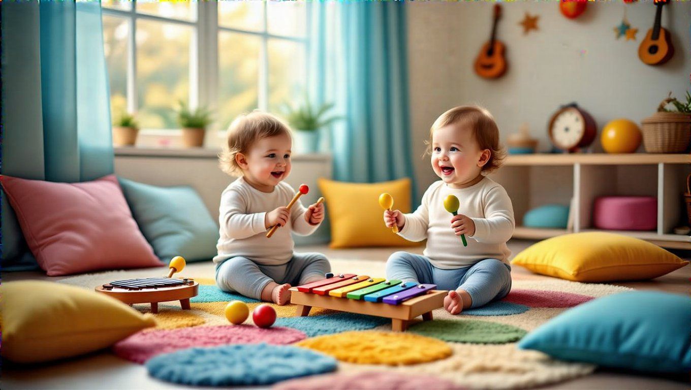 Zene otthon: Kreatív környezet a fejlődő kicsiknek.