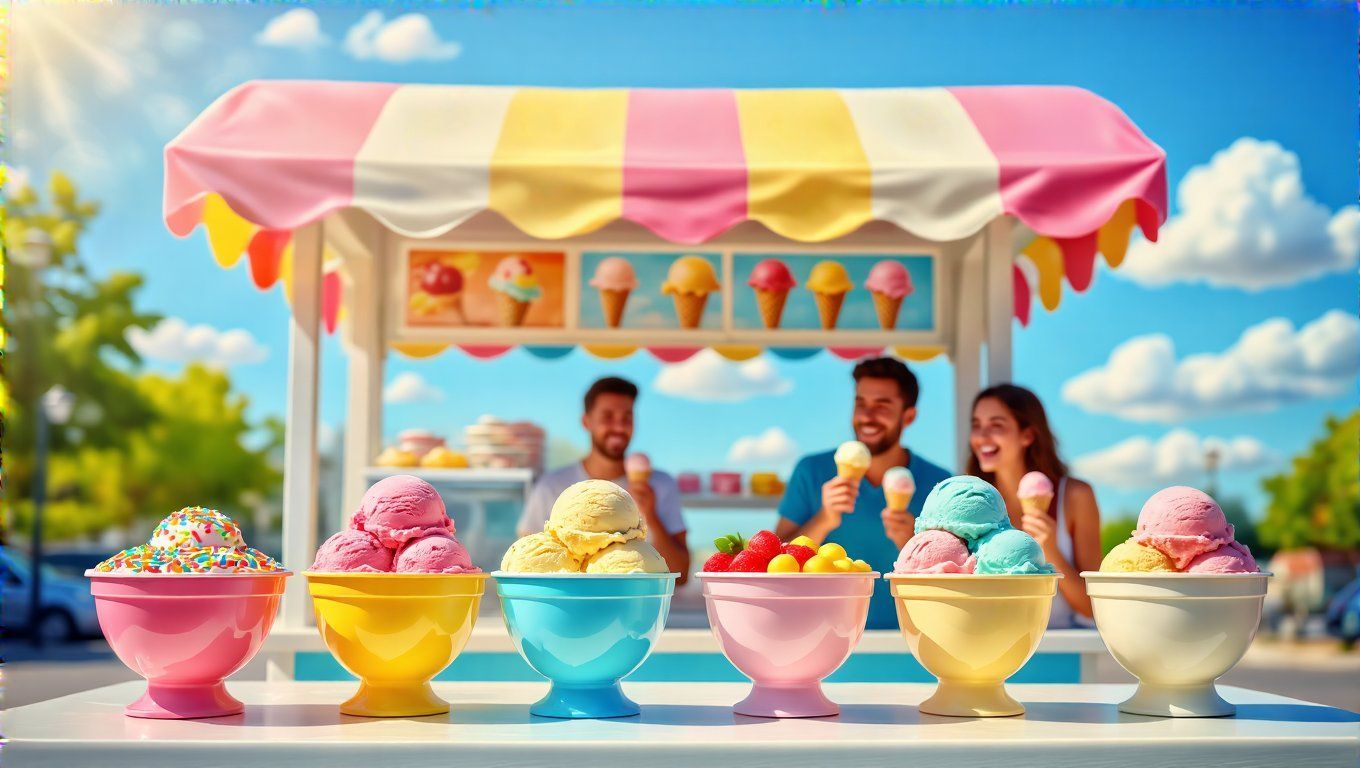 Az adalékanyagok növelik a fagylalt állagát és tartósságát.