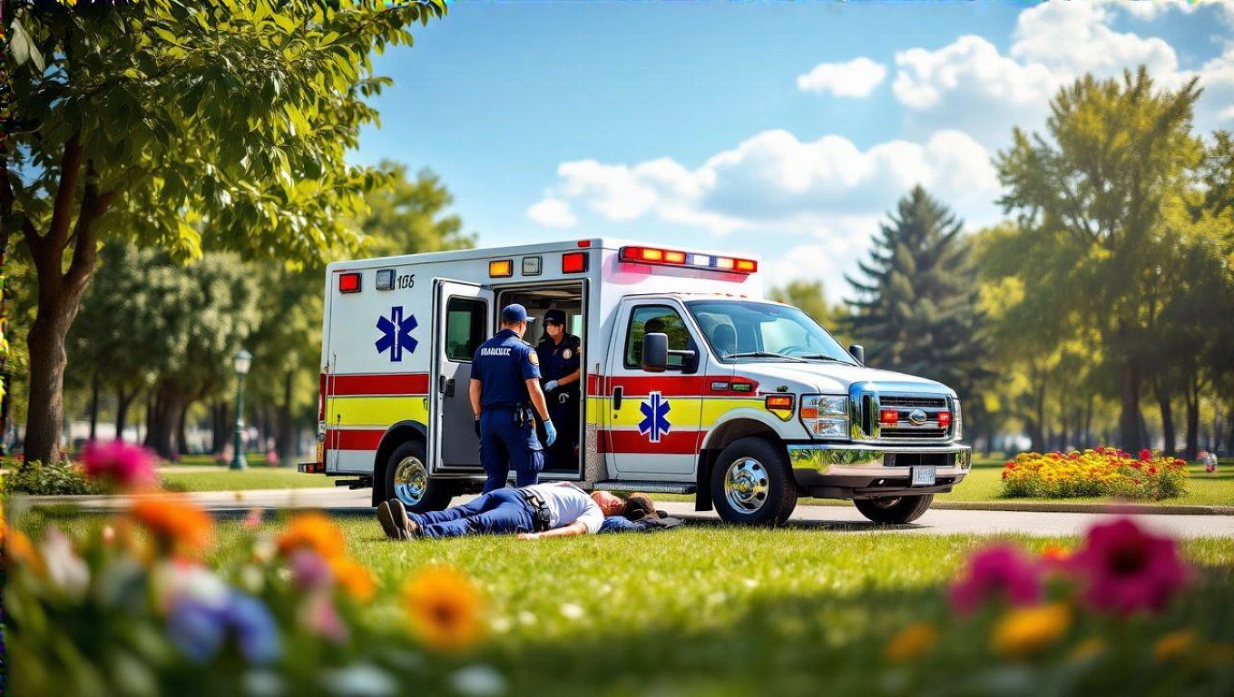 A mentők érkezésekor nyugodtnak kell maradni.