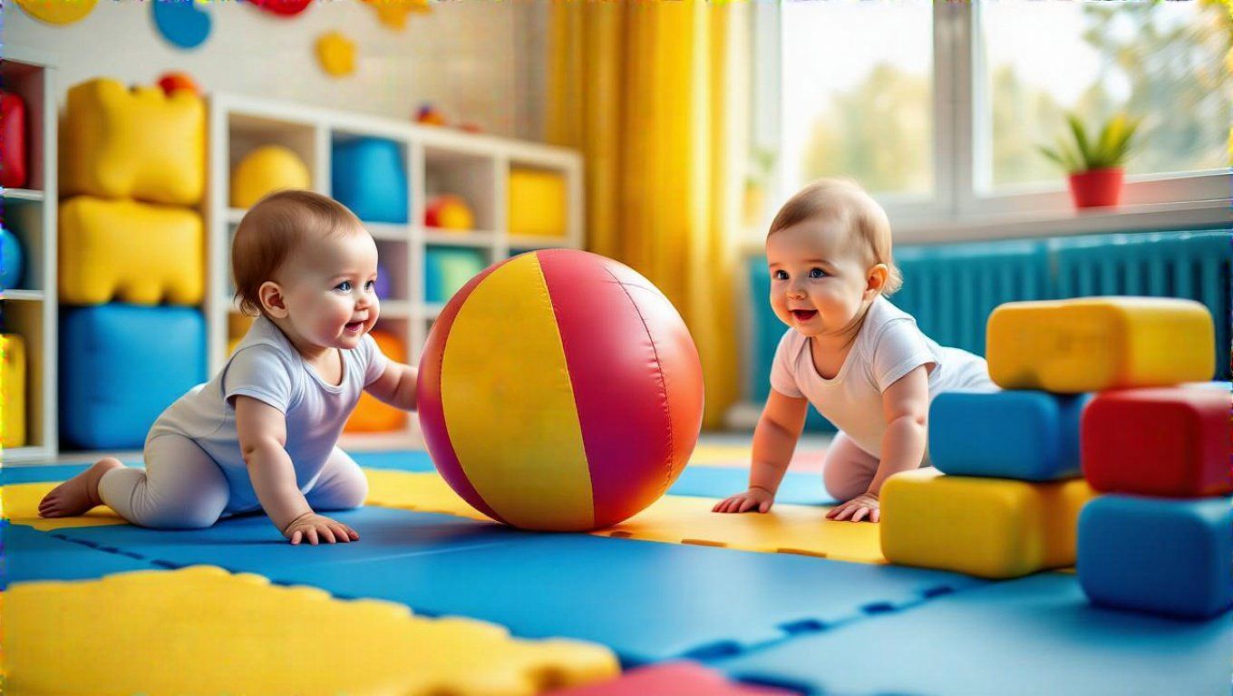 A kúszás és mászás elősegíti a motoros fejlődést.