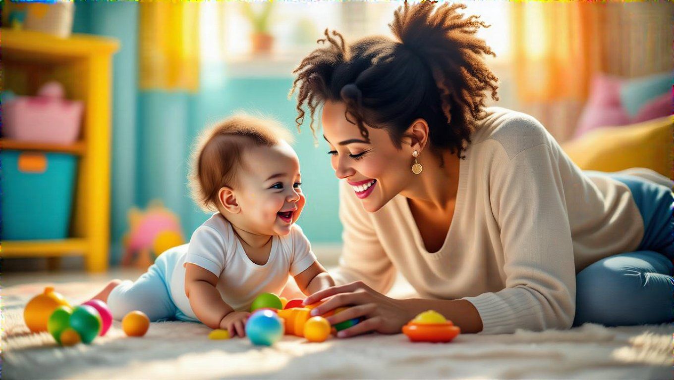 A szinkronizáció erősíti a baba nyelvi készségeit és tanulását.
