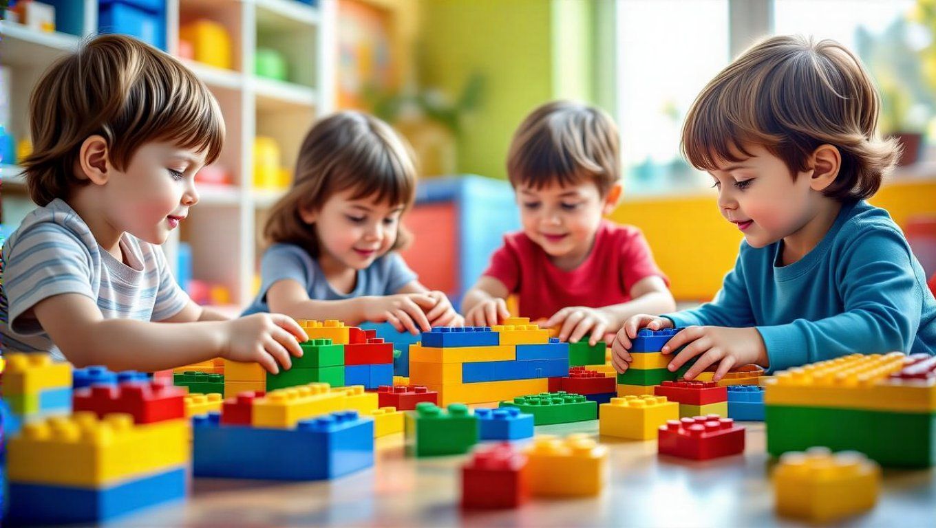 A játékos arányok és minták fejlesztik a logikát.