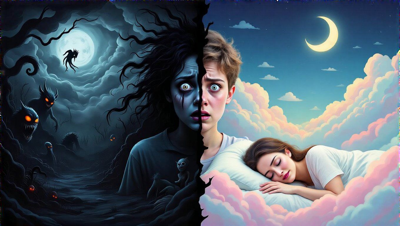 Az éjszakai rémület ébrenlét közeli állapotban jelentkezik.