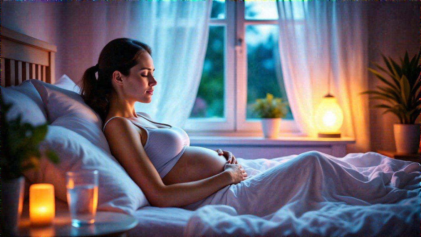 A hormonális változások éjszakai izzadást okozhatnak terhesség alatt.