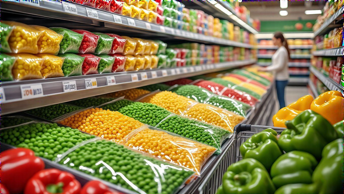 A gyorsfagyasztás megőrzi a vitaminok jelentős részét.
