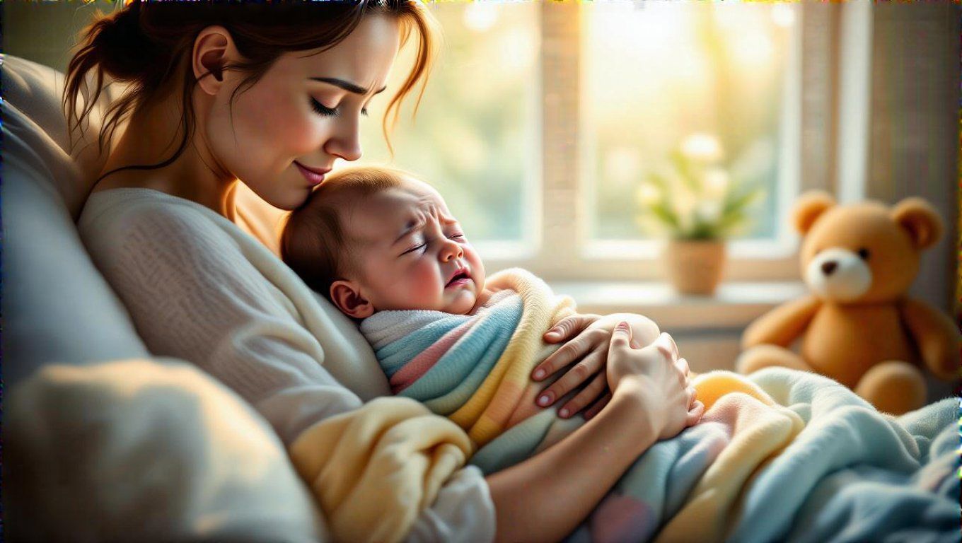A ringatás segít a baba agyának fejlődésében.