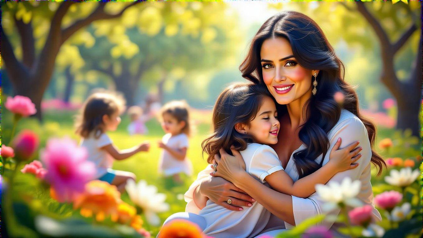 Salma Hayek 41 évesen vált édesanyává, inspiráló példaként.
