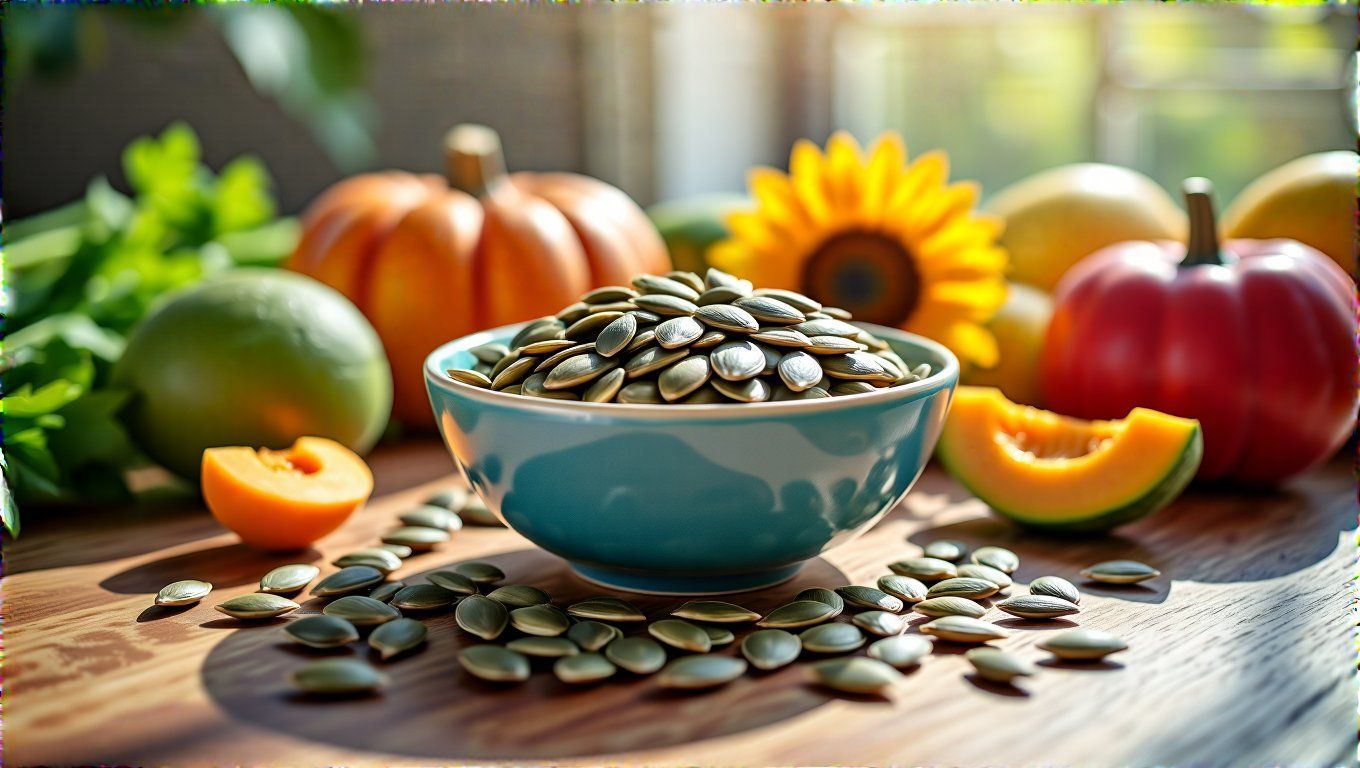 A napraforgómag gazdag E-vitaminban és esszenciális zsírsavakban.