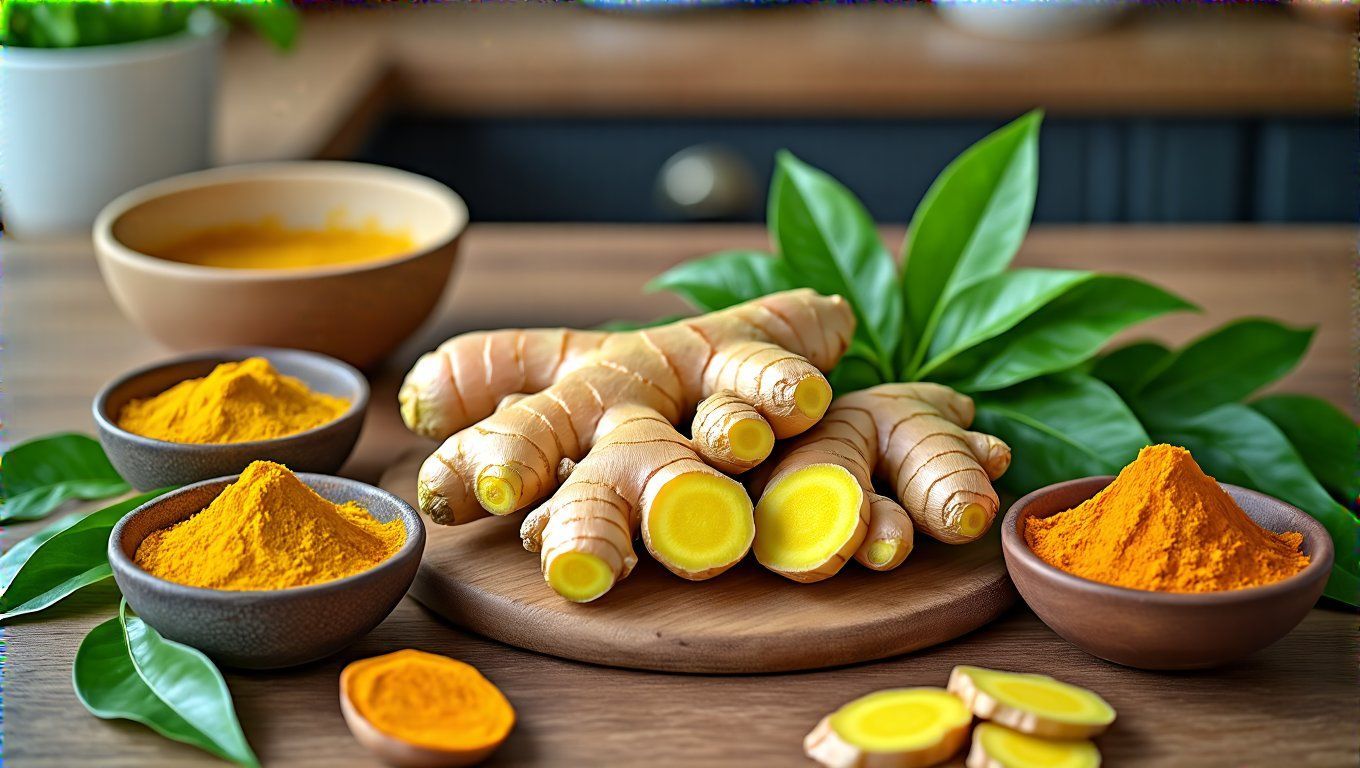 A gyömbér és kurkuma együtt erősítik az immunrendszert.