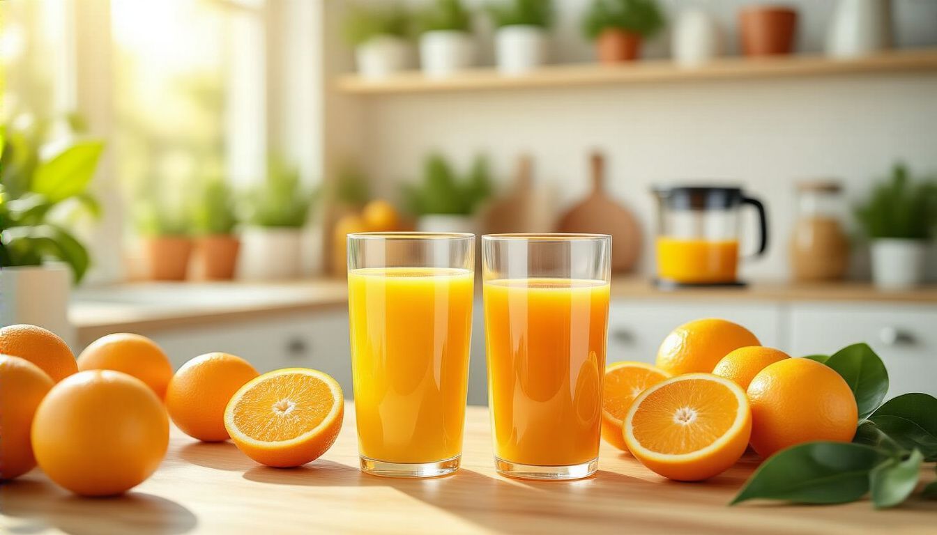 A friss narancslé tápanyagdúsabb, mint a bolti változat.