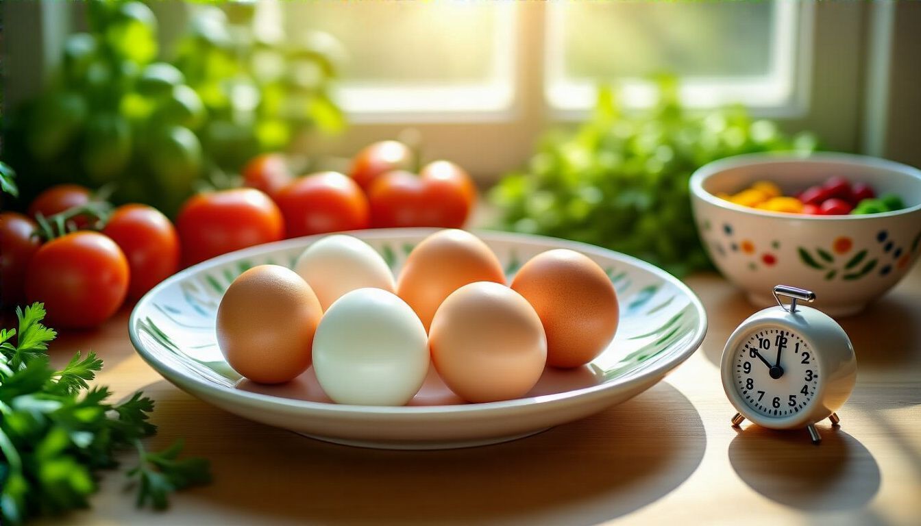 A főtt tojásokat hűtőben tárold, frissességük megőrzéséért.
